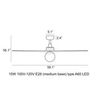 Klim LED Ceiling Fan