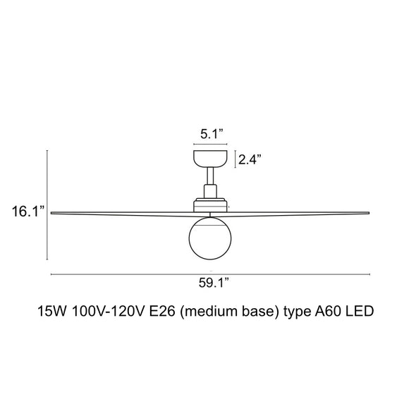Klim LED Ceiling Fan