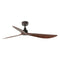Outwood Ceiling Fan  option Dark Brown / Dark Walnut