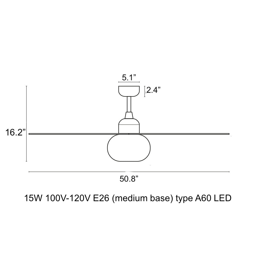 Palma LED Ceiling Fan