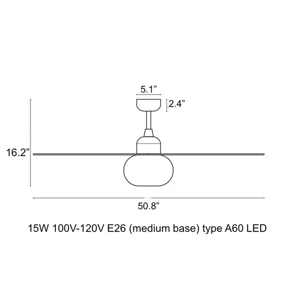 Palma LED Ceiling Fan