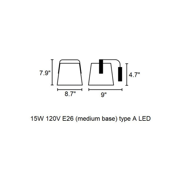 Stood Wall Sconce