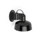 Tatawin Wall Sconce  option Gloss Black / Opal Glass