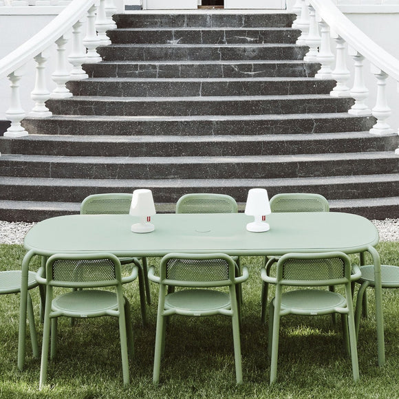 Toni Tablo Table Set with Six Outdoor Armchairs