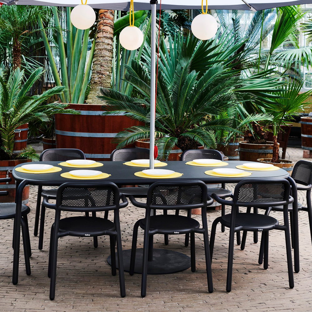 Toni Tablo Table Set with Six Outdoor Armchairs