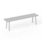 Fred's Outdoor Bench  option Light Grey