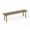Fred's Outdoor Bench  option Mochaccino