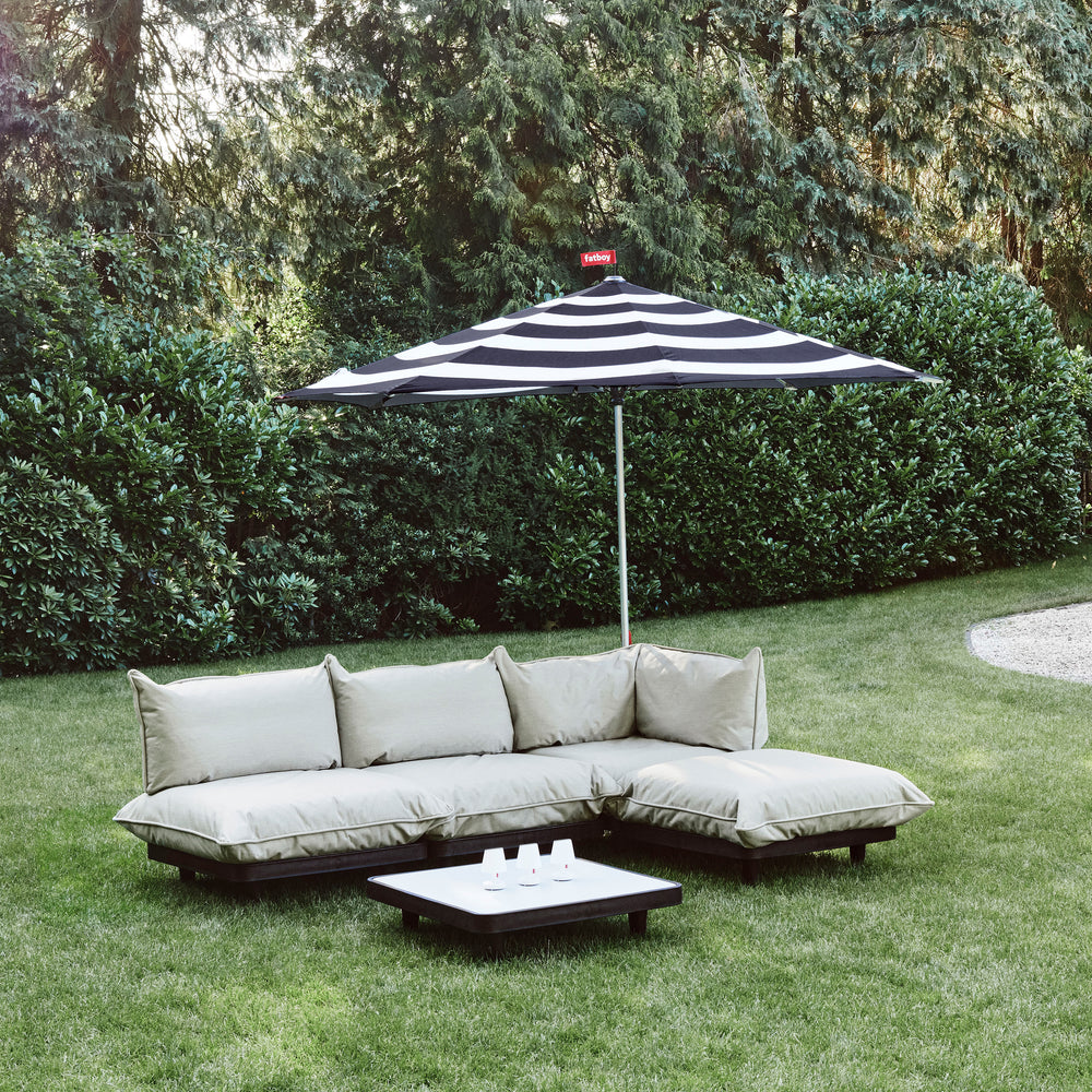 fatboy patio umbrella Fatboy Paletti 3 Seater with Ottoman Indoor/Outdoor Lounge Set