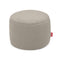 Point Indoor/Outdoor Pouf Ottoman  option Grey Taupe Olefin / Small: 20 in diameter