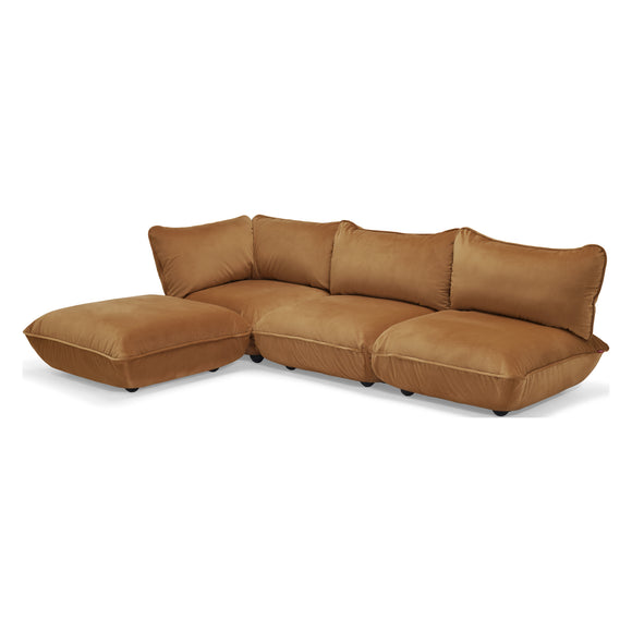 Sumo Recycled Velvet Corner Sofa