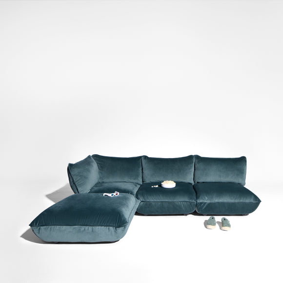 Sumo Recycled Velvet Corner Sofa