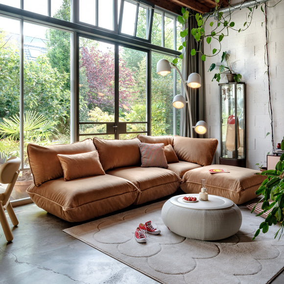 Sumo Recycled Velvet Corner Sofa