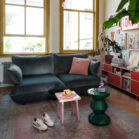 Sumo Recycled Velvet Medium Sofa