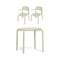 Toní Bistreau Table Set with Two Armchairs  option Desert