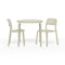 Toní Bistreau Table Set with Two Chairs  option Desert