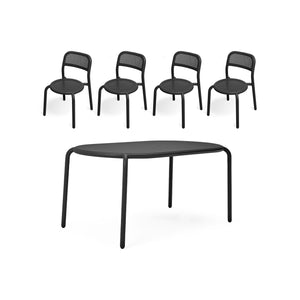 Toní Tavolo Table Set with Four Chairs