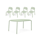 Toni Tavolo Table Set with Four Chairs