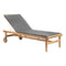 M8 Sammen Outdoor Sun Lounger  option Lounger with Anthracite Grey Cushion