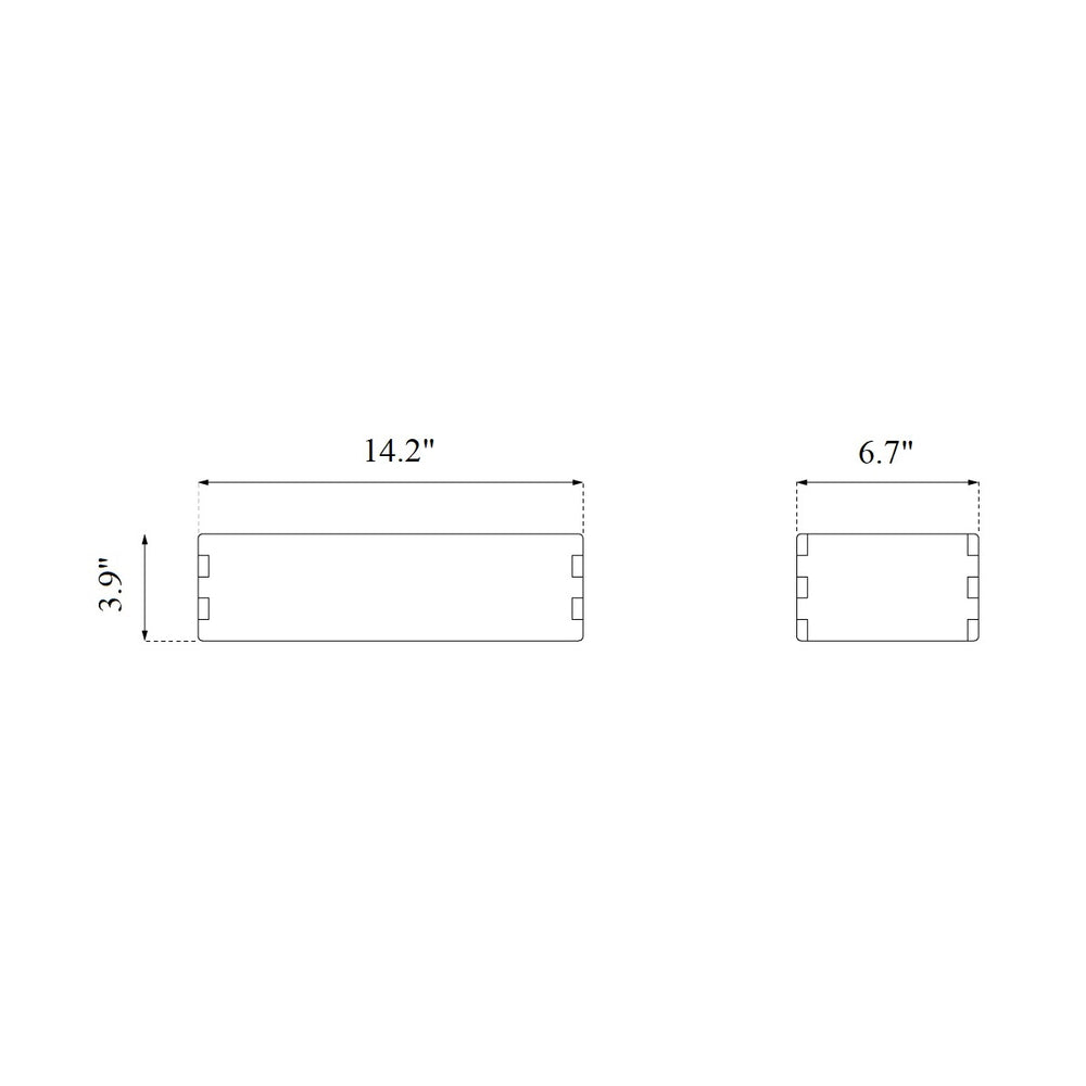 B98 Bookcase Plinth