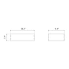 B98 Bookcase Plinth