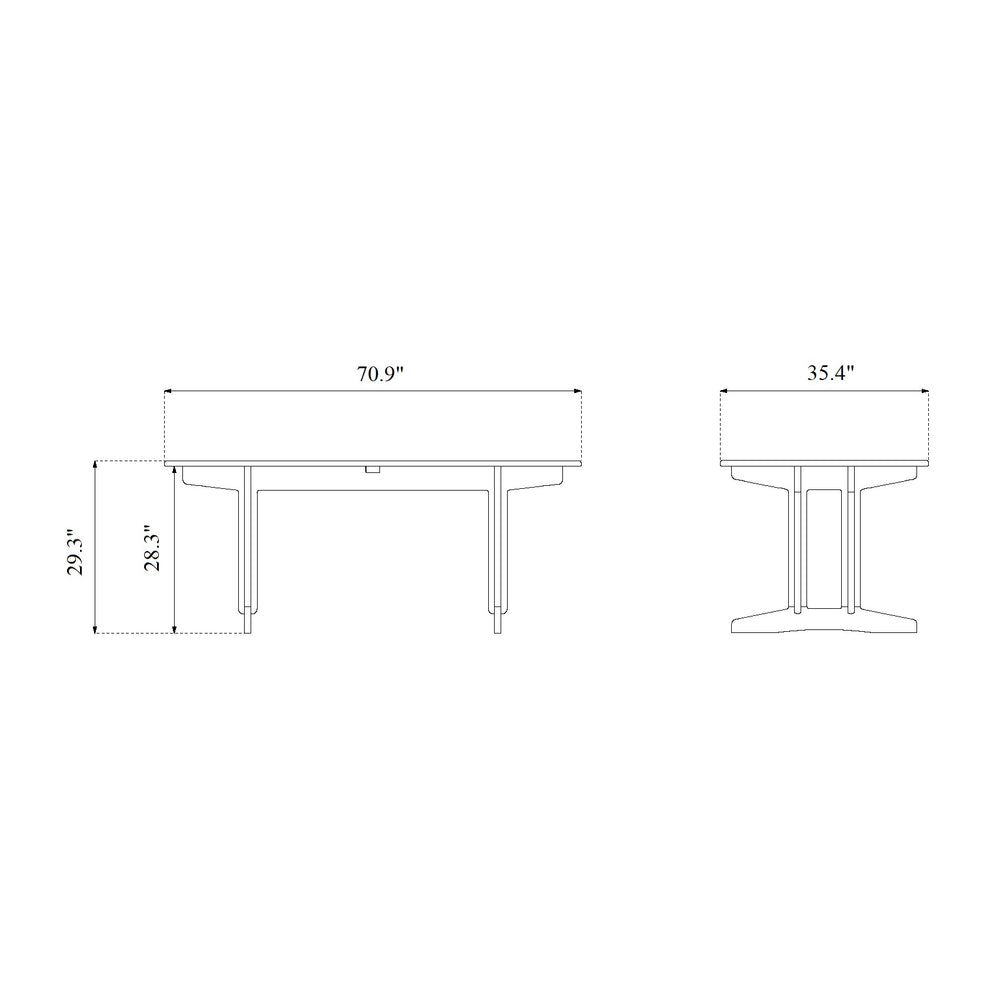 C64 Shaker Dining Table