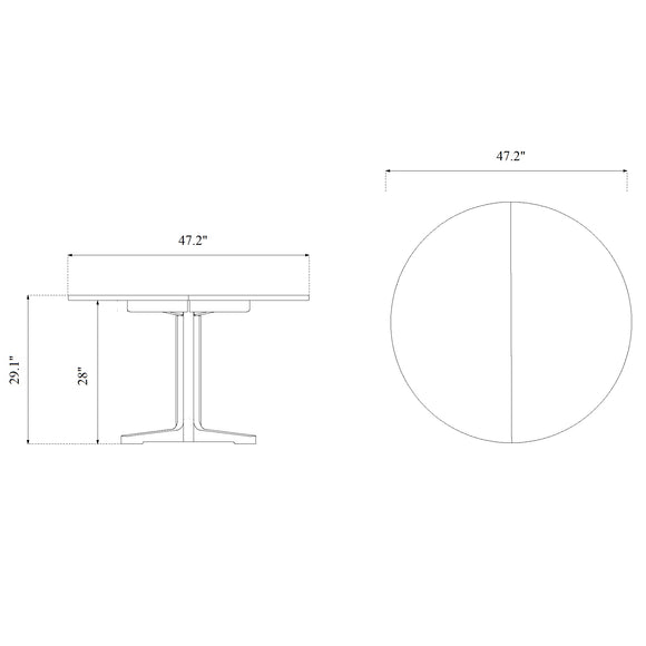C69E Ry Dining Table