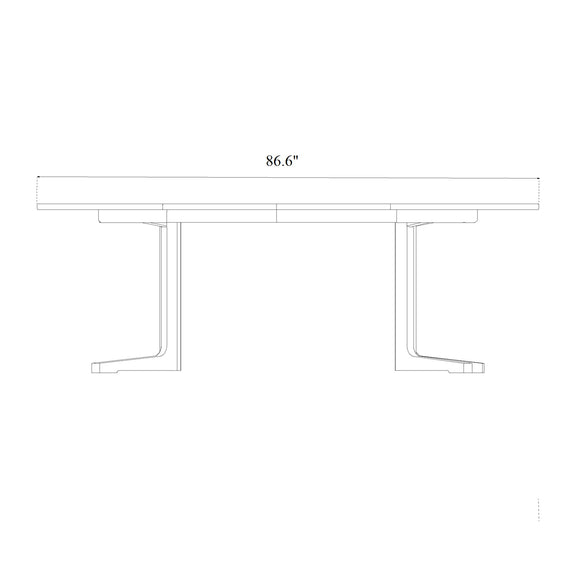 C69E Ry Expandable Dining Table