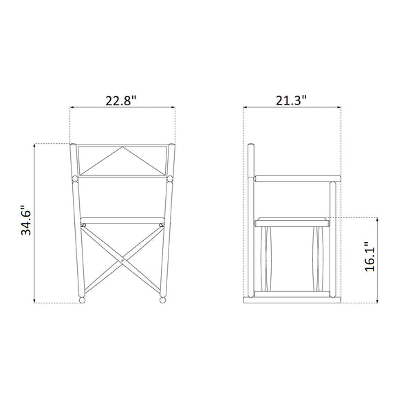 J138 Folding Outdoor Dining Chair
