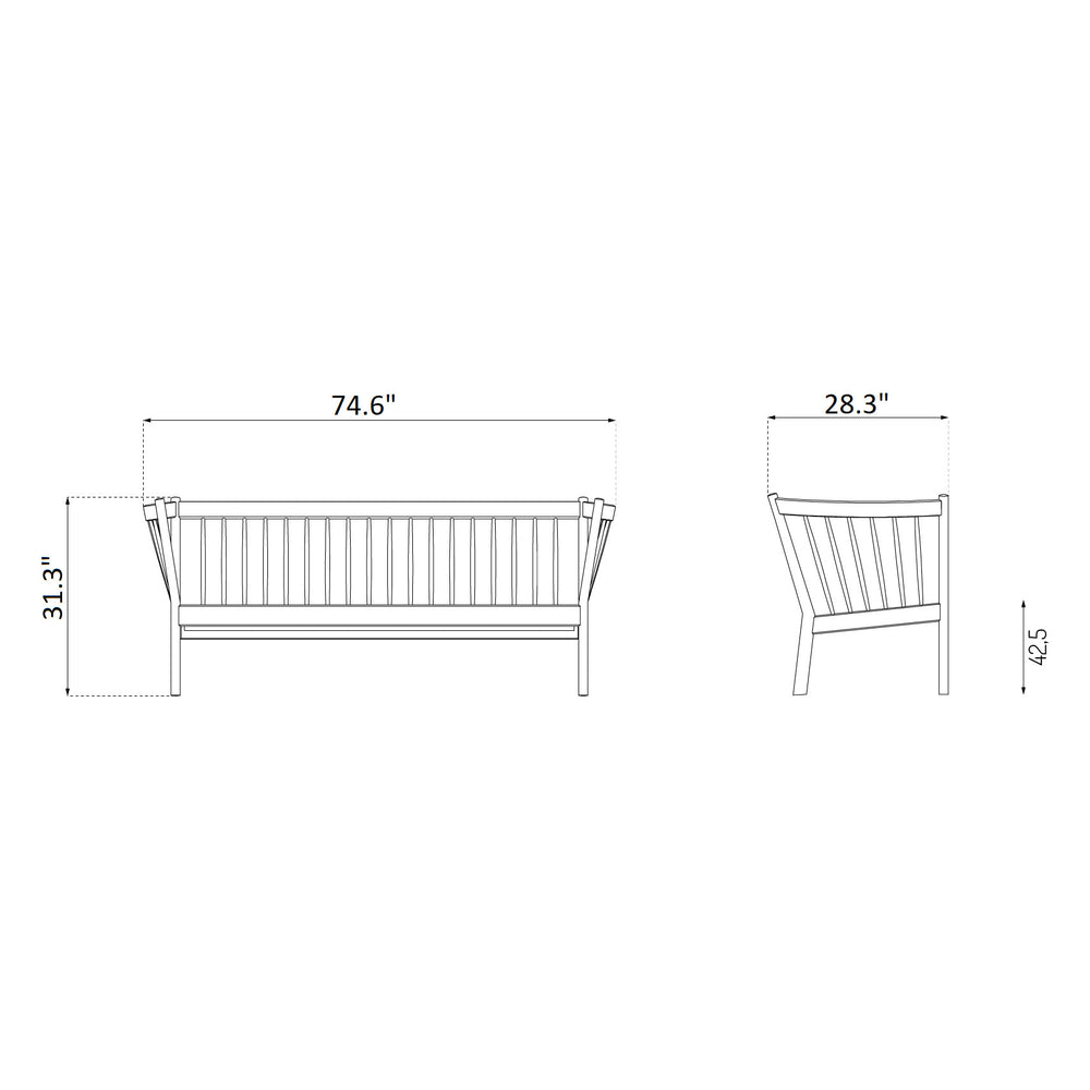 J149 3-Seater Sofa