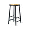 J165 Stool  option Jet Black
