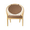 J166 Jorna Lounge Chair  option Natural Oak