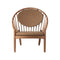 J166 Jorna Lounge Chair  option Smoked Oak