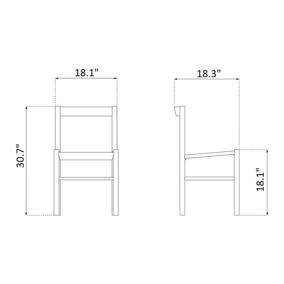 J178 Lonstrup Papercord Dining Chair