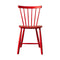 J46 Dining Side Chair  option Mailbox Red Beech