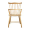 J52B Dining Armchair  option Natural Oak