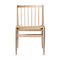 J80 Dining Side Chair  option Natural Soap Treated