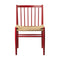 J80 Dining Side Chair  option Ruby Red