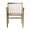 J81 Dining Armchair  option Oak Lacquered