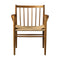 J81 Dining Armchair  option Smoked Oak