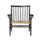 J82 Lounge Chair  option Jet Black