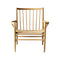 J82 Lounge Chair  option Natural