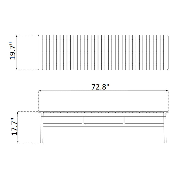M10 Sammen Outdoor Bench