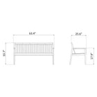M11 Sammen Outdoor Bench