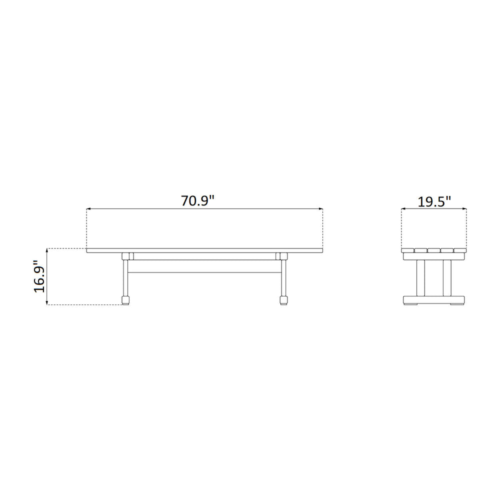 M15 Ermelunden Outdoor Bench