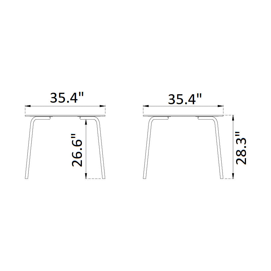 M21 Teglgaard Square Outdoor Dining Table