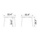 M21 Teglgaard Square Outdoor Dining Table
