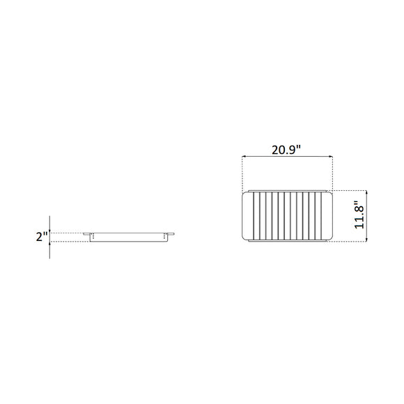 M9 Sammen Outdoor Serving Tray