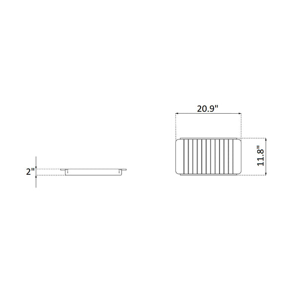 M9 Sammen Outdoor Serving Tray