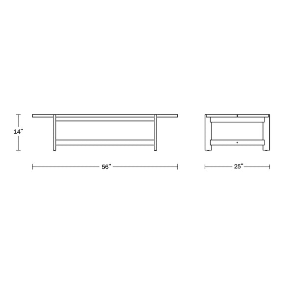 Felloe Outdoor Coffee Table