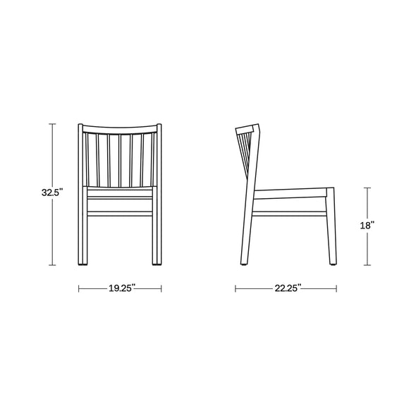 Felloe Outdoor Dining Armchair (Set of 2)